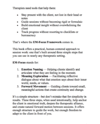 EM FOCUS The Therapist’s Map for Emotion-Driven Change - Image 3