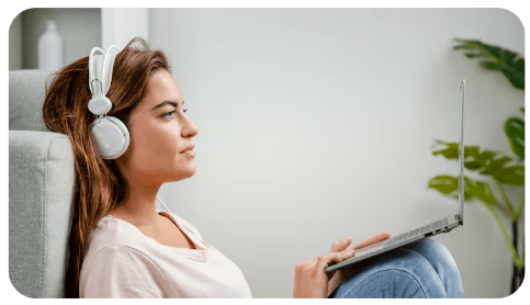 Audio course icon or illustration